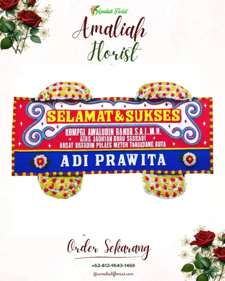 Papan Bunga Ucapan Selamat Girisekar