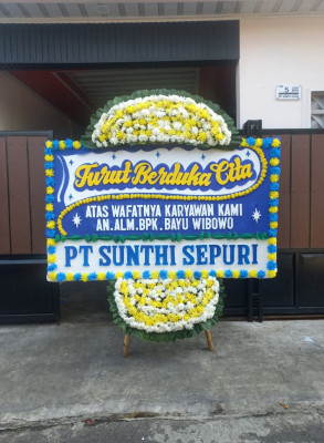 Papan Bunga Duka di Girisekar